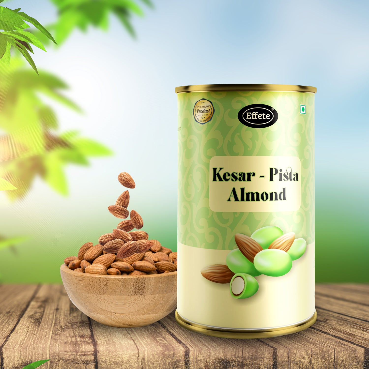 Effete Kesar-pista Almonds Chocolate (96 G) Effete Kesar-pista Almonds Chocolate (96 G)